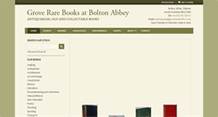 Desktop Screenshot of groverarebooks.co.uk